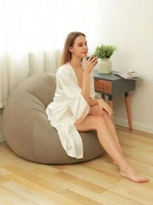 Green Giant Round Puff Giant Suede Puff - 彩色 - 查看 3