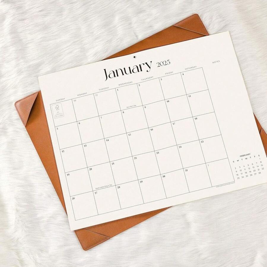 Desk Calendar 2025 For Men 