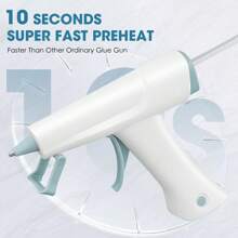 Mini Electric Glue Machine With  Lithium Battery: Portable Kit For Paper, Plastic, Leather & Metal Projects (White) - 白色 - 查看 7