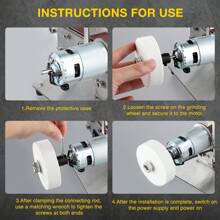 Mini Belt Sander, Belt Sanding Tools Mini Bench Grinder 7 Adjustable Speed DIY Fixed Polishing Grinding Tool - Black - View 4