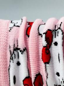 Sanrio Sanrio 1 Pair Of Women's/Couple Mid Length Socks, Personalized, Fun, Rich And Colorful, Creative Anime Cartoon Design, Holiday Gifts, Comfortable And Breathable, Improving The Family Day Atmosphere, Fashionable And Fashionable, Suitable For Women Funny Socks,Crazy,Anime,Multicolor Socks