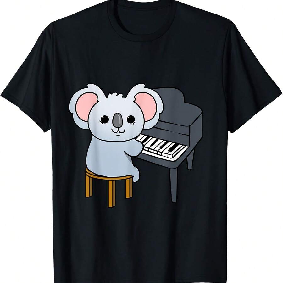 Koala Playing Piano T-Shirt