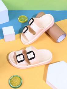 1 Pair Summer Fashion Versatile Girl & Kids Indoor/Outdoor Beach Slippers, Suitable For Girls And Boys