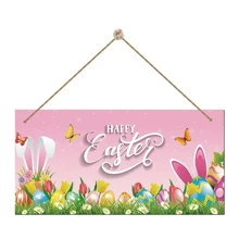 1 件复活节彩蛋悬挂展示复活节快乐季节装饰复活节复活节彩蛋包装饰