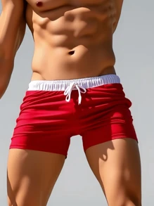 Bañadores de estilo talla grande reciente para hombres para deportes al aire libre, pantalones cortos de playa casuales, trajes de baño de alta calidad y alta elasticidad, estilo hawaiano