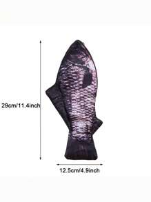 Simulated Crucian Carp Pencil Case, Polyester, Large Capacity Fish-Shaped Portable Stationery Storage Organizer, Ideal For Students - 1pc,Organiser, Pencil Case,Pencils Case,Note Holder,Pencil,Box ,Pencil Holder,Marker Storage,Teacher Desk