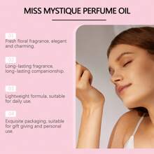 Roxelis Charming Peony Roll-On Perfume, Elegant Fragrance Long-Lasting Floral Scent Rolls On Skin