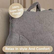 Backrest Support Pillow Lumbar Cushion Sofa Back Support Chair Bed Car Office - Gray - View 6