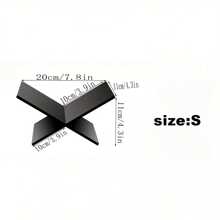 CHARMS 1pc Transparent/Black Acrylic Book Shelf, Acrylic Book Display Stand, Acrylic Reading Tray Holder - White - View 14