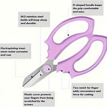 1Pc Professional Pruning Shears, Comfortable Grip For Both Hands, Classic Style, Stainless Steel Blades, Manual Gardening Shears, Suitable For Flower Arranging, Pruning Gardening, Plant Pruning, Picking Fruits