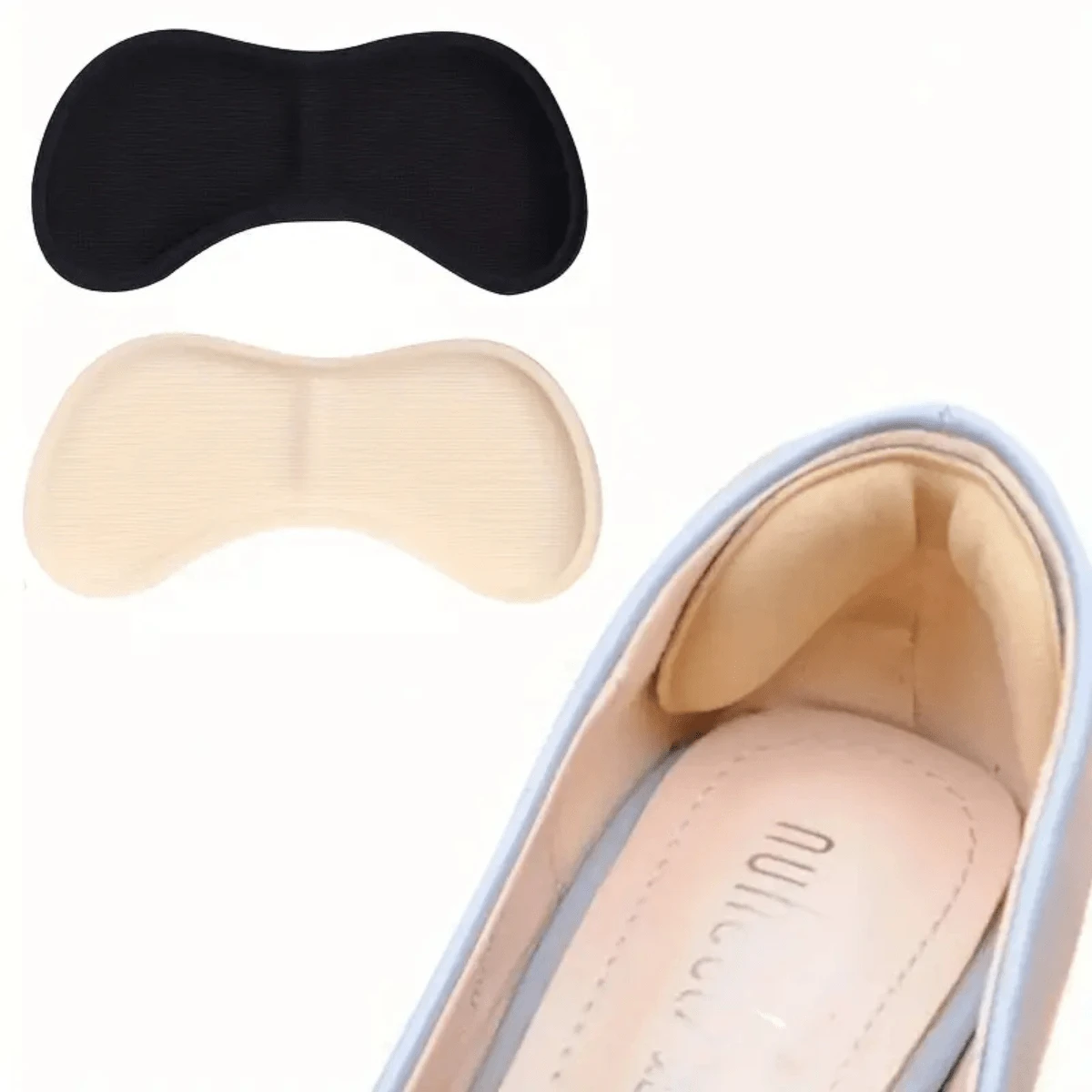 1 paire d'autocollants pour talons - Anti-chute, Anti-usure, Réduit d'une demi-taille les talons - Convient pour les talons hauts - Pour femmes - Cadeau parfait pour les amateurs de chaussures, très populaire.