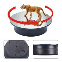Electric Turntable Display Stand Jewelry Photography Show Holder 360° Rotating - 1 - View 2