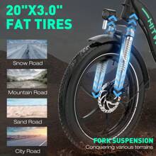 HITWAY Electric Bike BK6SL,36V/13Ah Removable High Capacity Battery, Range 50-100KM, 250W High-Speed Brushless Motor, 7-Speed Gear Shift. Suitable For Adult Men And Women Commuting - Black - View 5