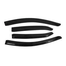4PCS Window Visors For Compatible With Toyota Corolla Sedan 2014-2019 Dark Smoke Car Rain Sun Window Shade Guard Visor Car Exterior Accessories 4PCS, 2015 2016, Perfect As A Valentine Gift - Smoke/Tinted - View 2