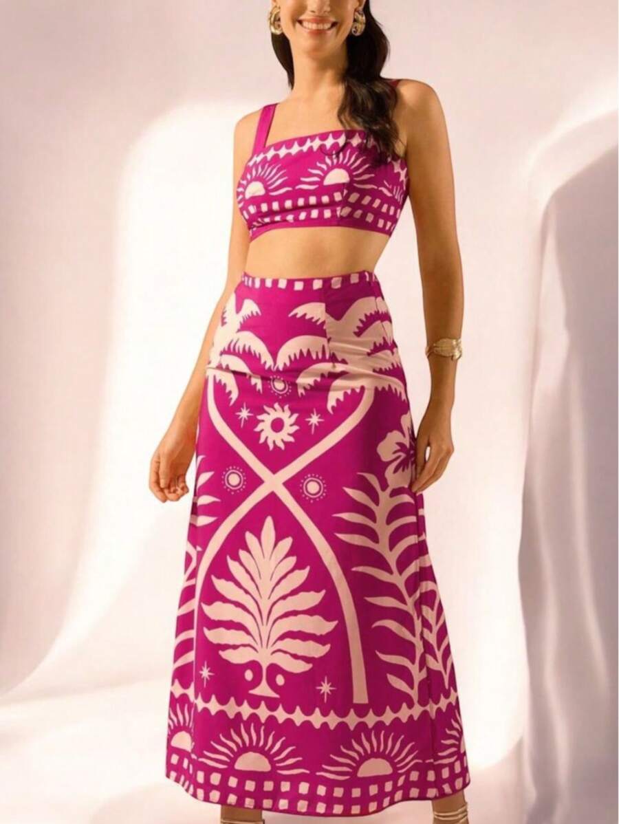 Coconut Tree Inspiration Set - Hot Pink - View 1