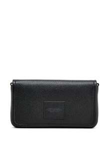 Marc Jacobs - Women The Leather Mini Bag Black Small Handbag Shoulder Bag Crossbody Bag Square Bag Mini Cute Envelope Bag Purse Adjustable Shoulder Strap Bag Gift For Women Daily Use, Shopping, Office,