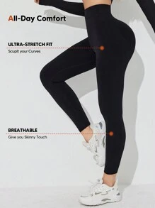 Women's High Waist Tummy Control Butt Lifting Shapewear Seamless Body Shaper