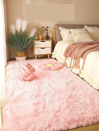 1 st, zachte vloerkleden voor de slaapkamer, pluizig, antislip, fuzzy shag, pluche zacht shaggy nachtkastje, tie-dye woonkamertapijt voor meisjes, kinderen, baby's, tieners, slaapzaal, woondecoratie, slaapkamer, woonkamer, kinderkamer, tapijt, gemakkelijk te onderhouden accent voor thuis