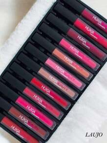 12 Pieces Huxia Beauty Long-Lasting Matte Liquid Lipstick - Black - View 3