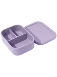 1pc Personalized Customization Name Pattern Silicone Baby Lunch Box Three-Compartment Baby Dinner Plate Custom Baby Tableware Portable Baby Dinner Box, Multi-Functional, Ornamental, Letter, Stylish, Baby Fashion, Colorful, Casual, Cute, Kawaii, Adorable, Unique, Customized, Baby Gifts, Cute Baby, Family, Friends, Daughter, Son, Her, Spring Break,Easy Comfort,Birthday Gift