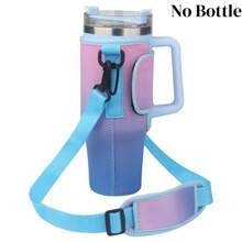 1 件 32/40 盎司氯丁橡胶隔热水瓶手提袋，带肩带的单肩包袖袋支架，带可调节肩带的氯丁橡胶瓶保护支架，适合大多数汽车杯架，隔热大容量手柄杯盖，适合徒步旅行露营， - 多色/多款式 - 查看 21