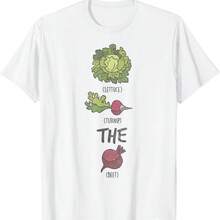 Trendy Lettuce Turnip The Beet Logo T-Shirt - 白色 - 查看 1