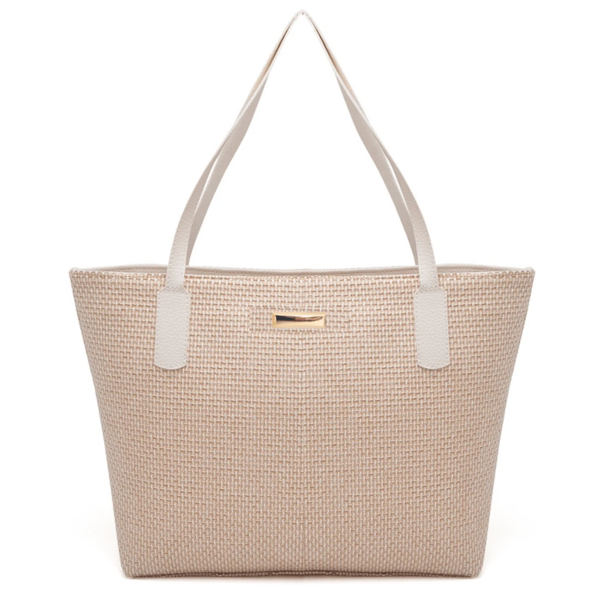 Women's Beach Bag Large Straw Bag New Arrival - Màu be - Xem 1