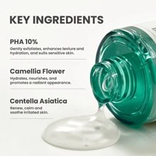 AXIS-Y PHA Resurfacing Glow Peel - 10% PHA Fruit Extract Mild Peeling Gel Exfoliator Pore Minimizer For Face - Vegan Korean Skin Care Glass Skin Face Peel - 50ml / 1.69 Fl. Oz. - Trong sáng - Xem 3