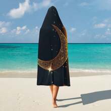 1 Toalla con capucha de talla grande, resistente al viento y protectora contra el sol, de microfibra súper absorbente y suave, de estilo moderno en poliéster, apta para la playa, el baño, el yoga y actividades al aire libre. Flores para el Día de la Madre, Regalos personalizados para mamá, Regalos de última hora, Ideas para el Día de la Madre, Regalos para el Domingo de la Madre, Tarjetas hechas a mano para mamá, Mejores regalos del Día de la Madre por menos de $50 Verano, Vacaciones