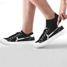 Farfallarossa 12/6 pares de calcetines cortos para hombres y mujeres, calcetines de algodón, absorbentes y resistentes al olor, calcetines invisibles, suaves y transpirables, calcetines deportivos de bajo corte. - Negro - Ver 7
