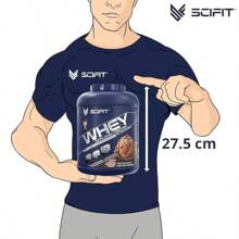 Proteína Whey | Proteína de Suero de Leche 100% | Scifit | 5 lb (2,27 kg) | 61 Servicios por Envase | Variedad de Sabores | 24g de Proteína por Porción | 5.5g de BCAA | Enzimas Digestivas para Fácil Absorción | Bajo en Carbohidratos | Sin Azúcar Añadida | Bebida Pre-Post Entrenamiento | Ayuda a la Fuerza y Resistencia | Preparación Instantánea | Recuperación Muscular |  Rendimiento Deportivo | Suplemento para Gym - Helado de Chocolate Suizo - Ver 5