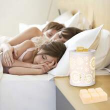 1pc Handmade 3oz Soy Wax Melts Infused With 8 Different Fragrances (Magnolia, Coffee, Lotus, Lavender, Apple, Jasmine, Lemon, Vanilla), Suitable For Wax Warmer. Fragrance Wax Cubes Gift Box, Helps Relieve Stress, Freshen Air, Ideal For Holiday, Create Ambiance, Boost Mood, Can Be Used As Home Decor - Multicolor - View 7