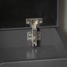 SoBuy FSR95-HG, Hallway Shoe Rack Shoe Bench Shoe Cabinet With Folding Padded Seat & Flip-Drawer, Grey - Grey - View 7