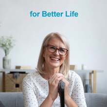 All Terrain Folding Walking Stick, Walking Sticks For Women & Men, Pivot Tip And Heavy Duty Mobility Aid, Adjustable Walking Stick For Elderly & Ladies - Black - View 9