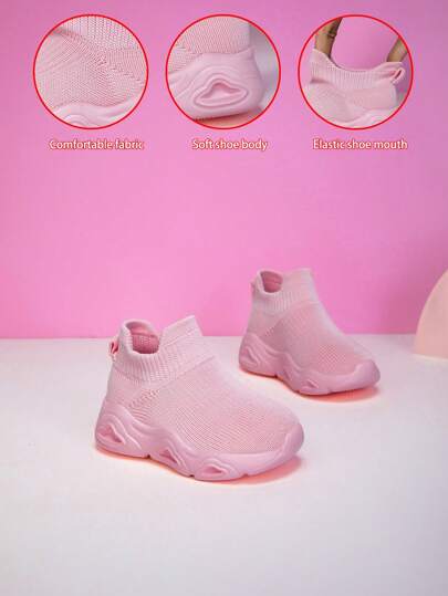 Nuevos zapatos casuales, ligeros y antideslizantes para niños, de malla transpirable con suela blanda, aptos para todo el año