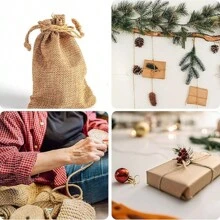 Corde en jute jaune, convient pour la couture et la décoration d'intérieur