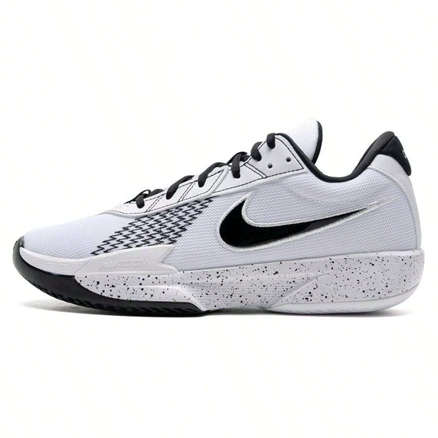 Nike Air Zoom G.T. Cut Academy EP 男子篮球鞋，缓震训练运动鞋，款号 FB2598-105 - 黑/白 - 查看 1
