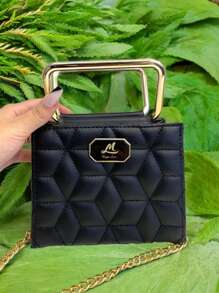 Women's Crossbody Bag Small Paris Luxury Party Wedding Prom Nightclub Chain Strap - màu đen - Xem 3