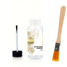 50ML/100ML/ Golden Foil Adhesive Kit - Water-Based Metallic Glue With Brush For Crafts, Painting & Art Projects - Gold - View 12