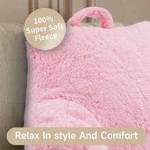 Backrest Support Pillow Lumbar Cushion Sofa Back Support Chair Bed Car Office - Pink - View 5
