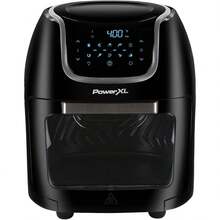 PowerXL - Freidora de aire Vortex Digital, tecnología Vortex Rapid Air, SmartSync, asar, hornear, asar, recalentar, deshidratar (cesta individual de 10 cuartos de galón) - 1 - Ver 1