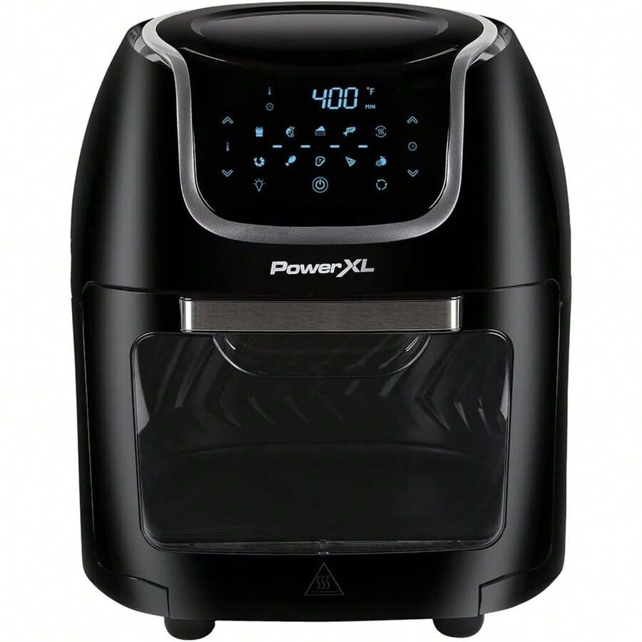 PowerXL - Freidora de aire Vortex Digital, tecnología Vortex Rapid Air, SmartSync, asar, hornear, asar, recalentar, deshidratar (cesta individual de 10 cuartos de galón) - 1 - Ver 1
