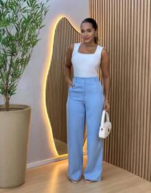 Tailored Pantaloons - 藍色 - 查看 1