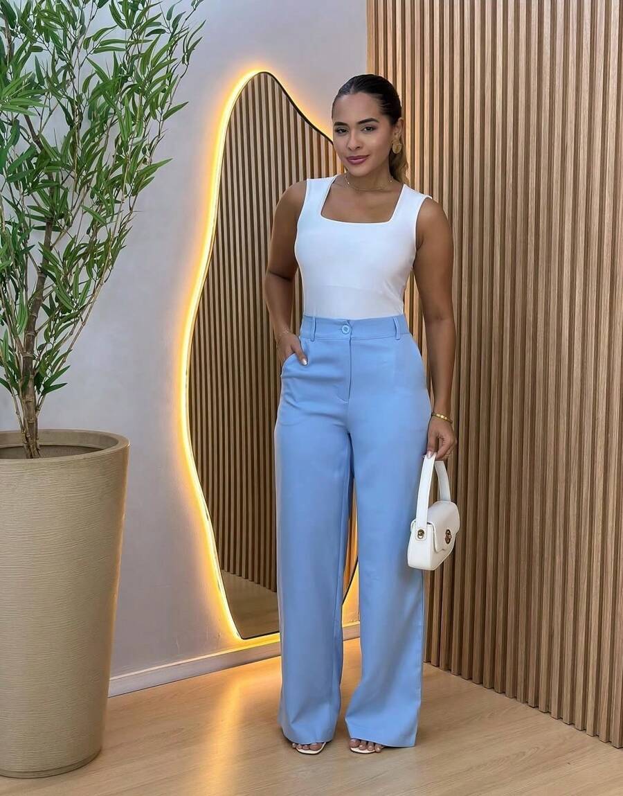 Tailored Pantaloons - 藍色 - 查看 1