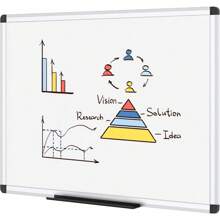Dry Erase Board/Whiteboard, 36 X 24 Inches, Wall Mounted Board For School Office And Home