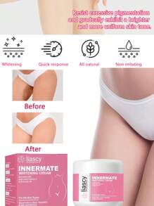 1 件私密部位亮白乳液，女性私密部位护理，腋下，大腿内侧，臀部，亮白亮肤霜，专业腋下美白美容霜，肘部，膝盖，关节，亮肤保湿脱色霜，色斑去除霜，腋下美白霜，母亲节礼物