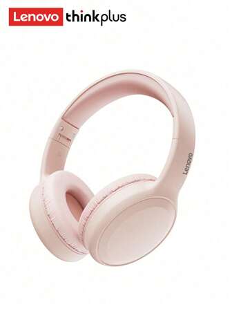  Lenovo TH30 Bluetooth-hörlurar, HiFi-stereoljud, låg latens, mikrofon för musik, spel, tydliga samtal, lång batteritid, 3,5 mm trådlös anslutning, kompatibel med dator och smartphone