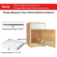 Expandable Pull Out Cabinet Organizer -21" Deep Adhesive Slide Out Shelf, 1PC Adjustable Sliding Peel And Stick Pull Out Drawers No Drill Roll Out Shelf For Home Bathroom Pantry Base Organization 21"D X 19.7"W X 2.3"H