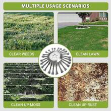 6/8 Inch Garden Grass Strimmer Head Mower Brush Cutter Blade Solid Steel Wire Rotary Multiple Functions & Durable - Silver - View 6