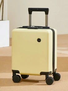 14 英寸轻便手提行李箱，20 X 30 X 40 厘米迷你旅行拉杆箱，便携式 - 黃色 - 查看 2